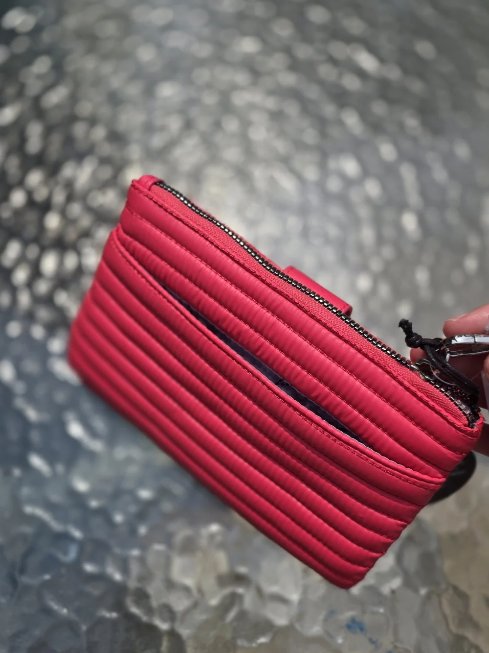 NWT Quilted Wristlet Wallet - Pink
